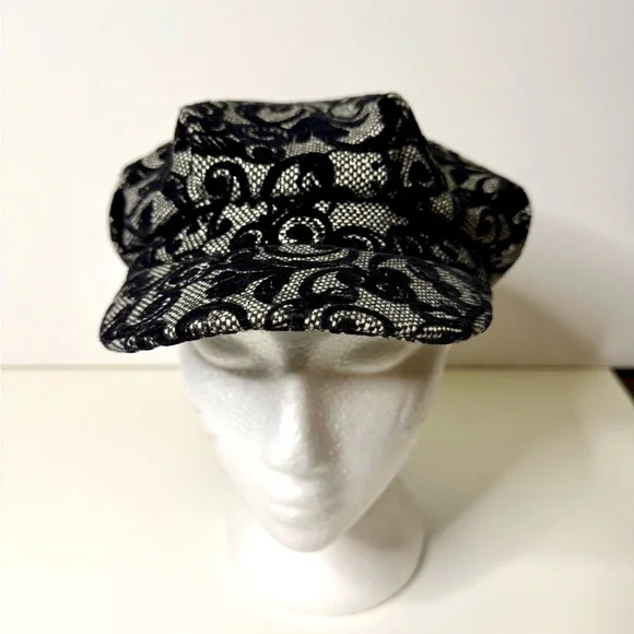 Walt Disney Black & Silver Women's Newsboy Cap - Picture 3 of 9